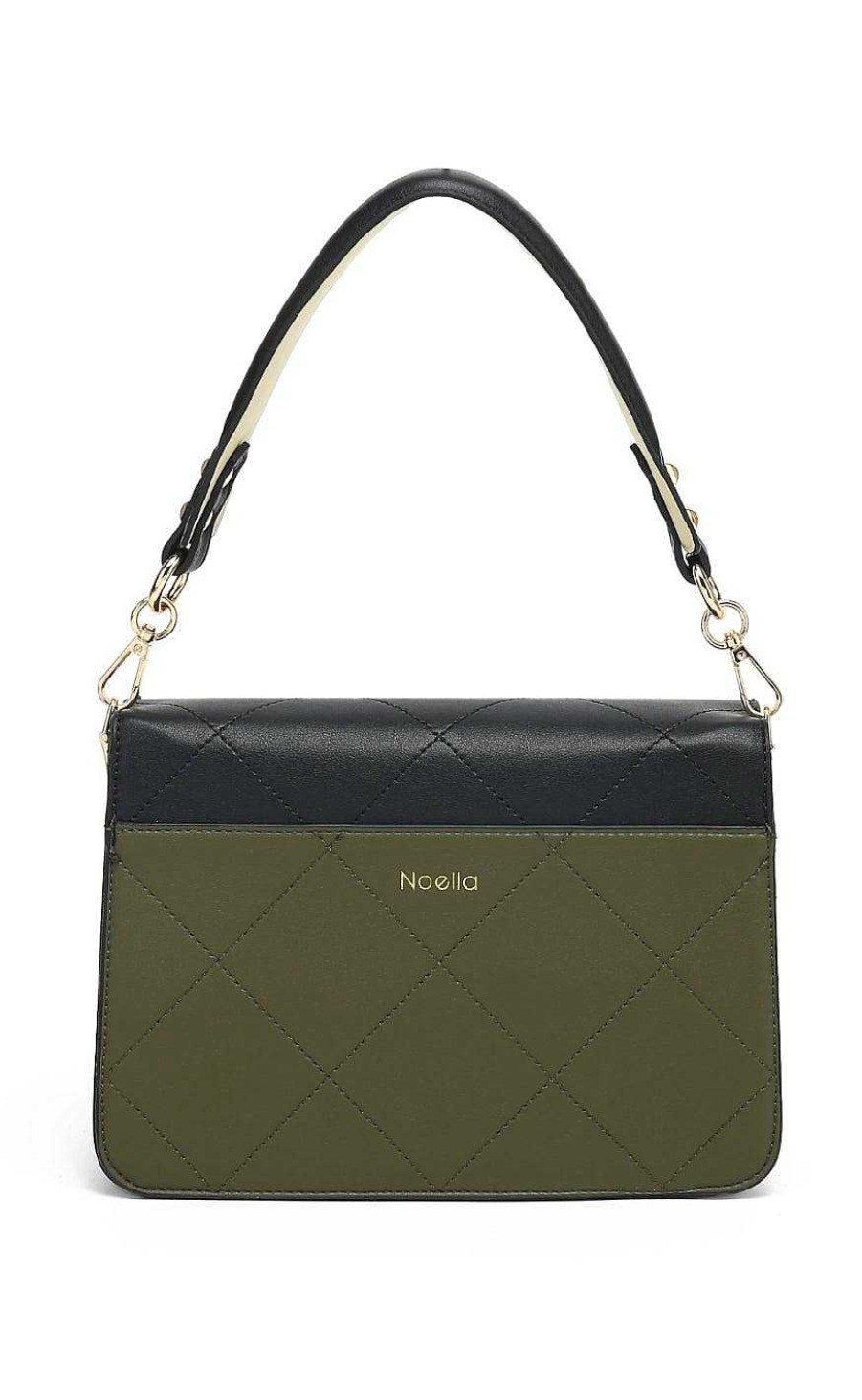 NOELLA Noella Bag - Blanca Multi Compartment - Black/Green/Cream | Bags