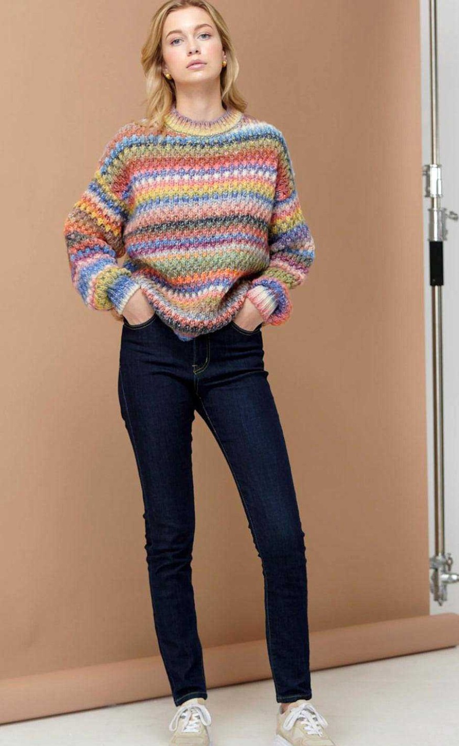 NOELLA Noella Sweater - Gio - Multi Mix | Knitwear & Sweat