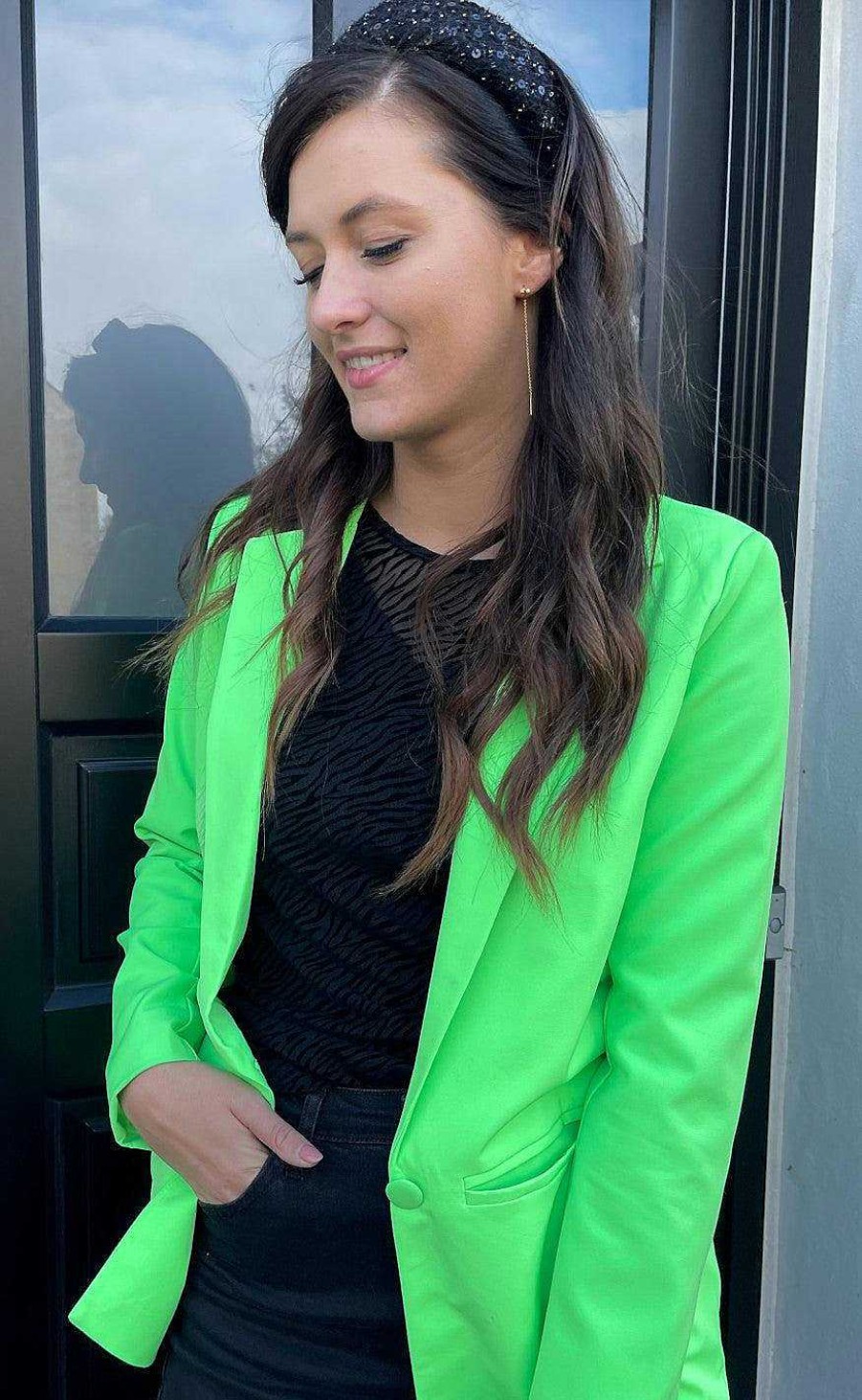 INA Copenhagen Ina Copenhagen Blazer - Mai - Neon Green | Blazers & Down Jackets