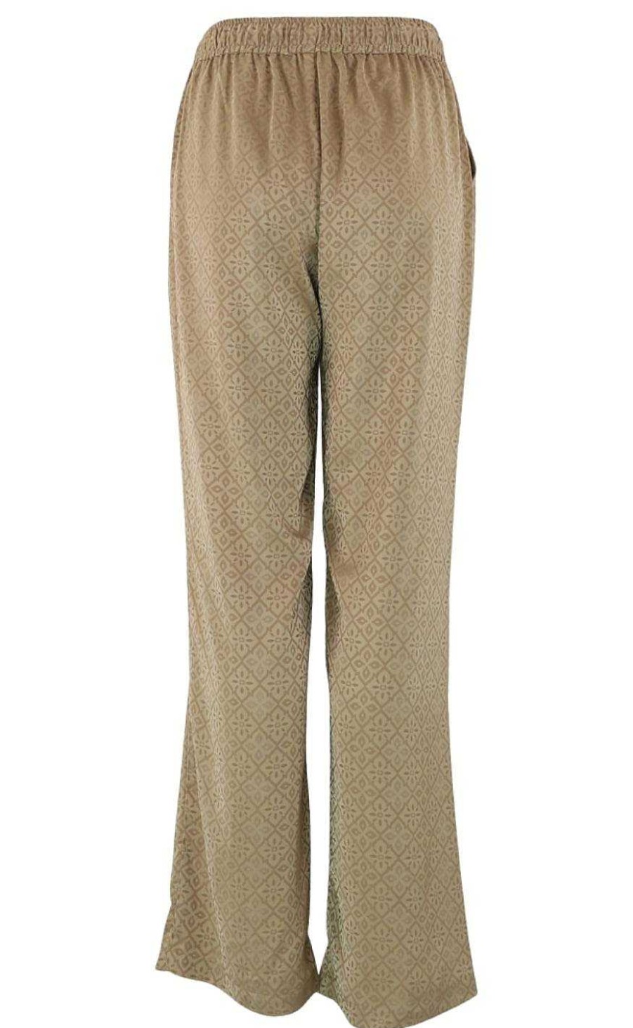 CONTINUE Continue Pants - Lis Print - Golden Sand | Trousers & Jeans