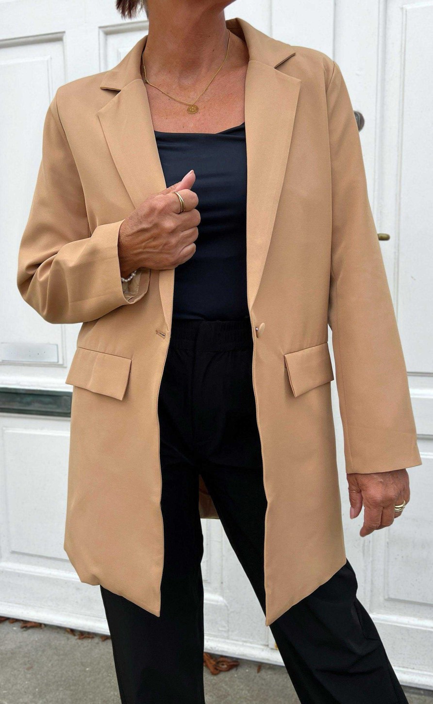 INA Copenhagen Ina Copenhagen Blazer - Brina - Camel | Blazers & Down Jackets