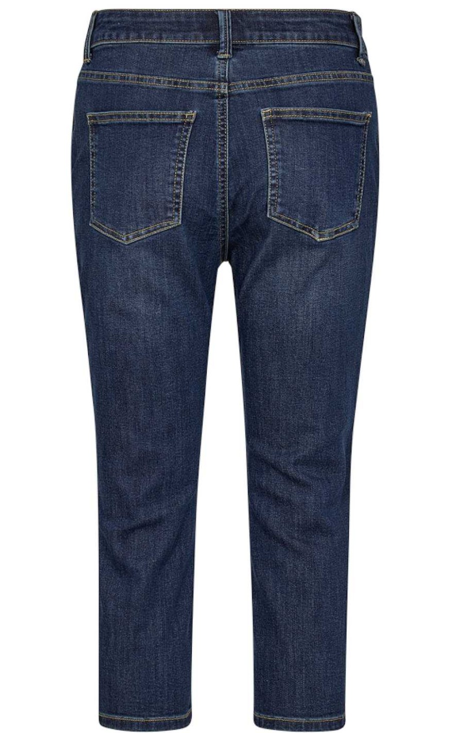 FreeQuent Freequent Pants - Jane Capri - Medium Blue Denim | Trousers & Jeans