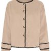 Marta Du Chateau Marta Du Chateau Jacket - 38036 Alice - Beige | Jackets & Coats