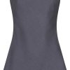 NEO NOIR Neo Noir Top - Leafie - Dark Grey | T-Shirts & Tops