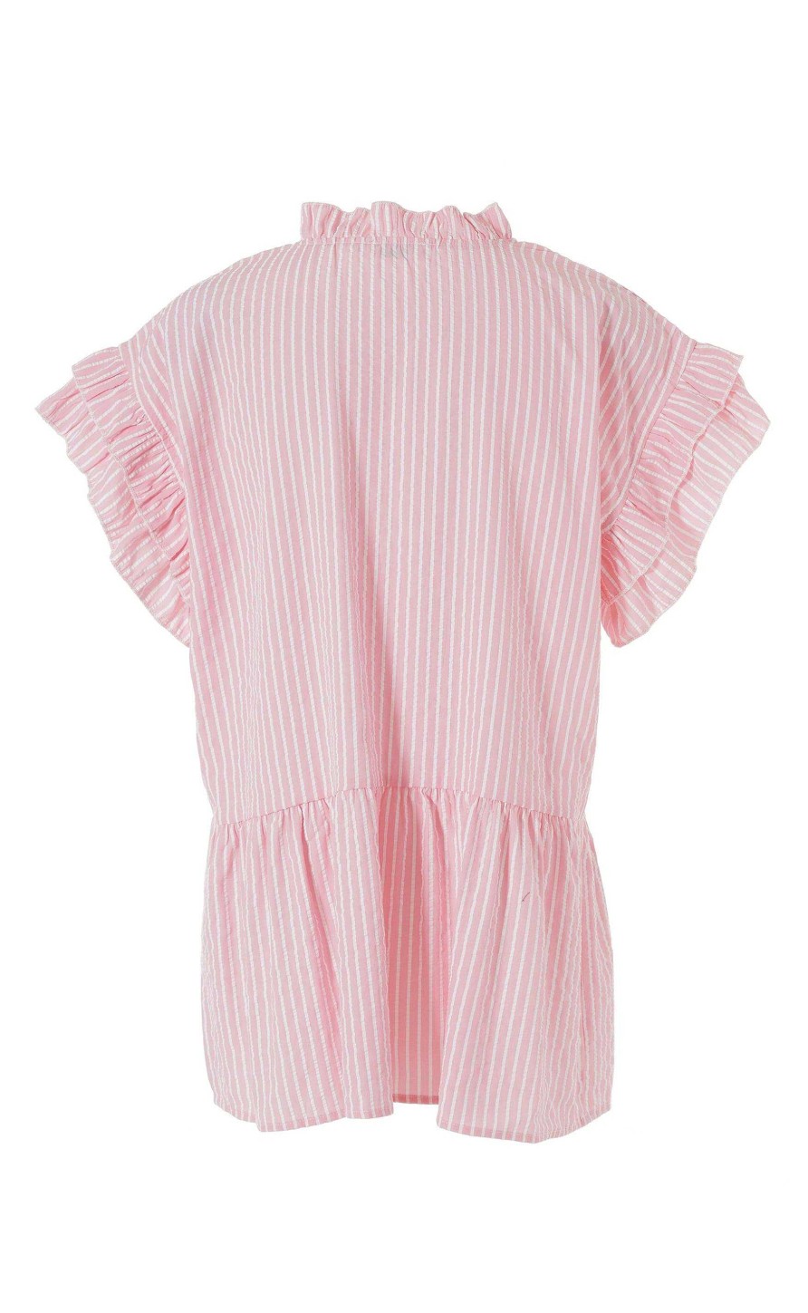 INA Copenhagen Ina Copenhagen Top - Freya - Pink Striped | T-Shirts & Tops