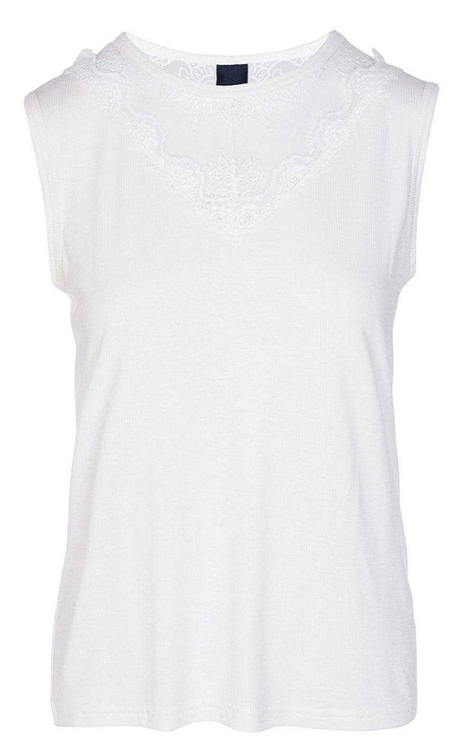 One Two Luxzuz One Two Luxzuz Top - Amelia - Cream | T-Shirts & Tops