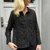 INA Copenhagen Ina Copenhagen Shirt - Lucca - Black Lace | Shirts