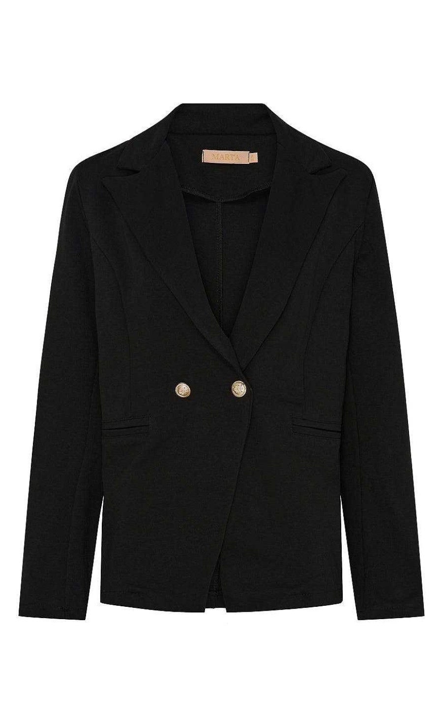 Marta Du Chateau Marta Du Chateau Blazer - 85641-1 Vivian - Black | Blazers & Down Jackets