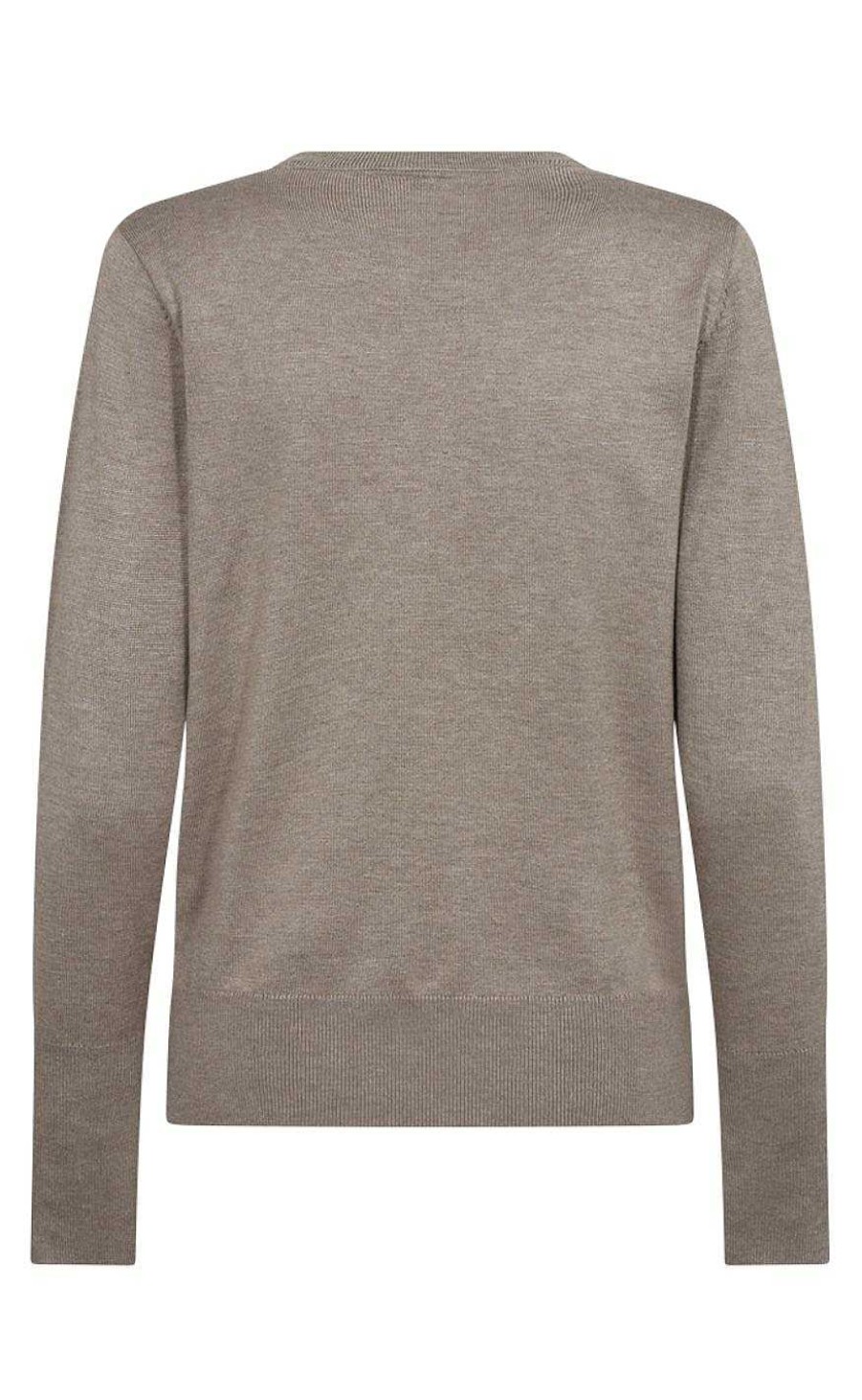 FreeQuent Freequent Pullover - Katie - Desert Taupe Melange | Knitwear & Sweat