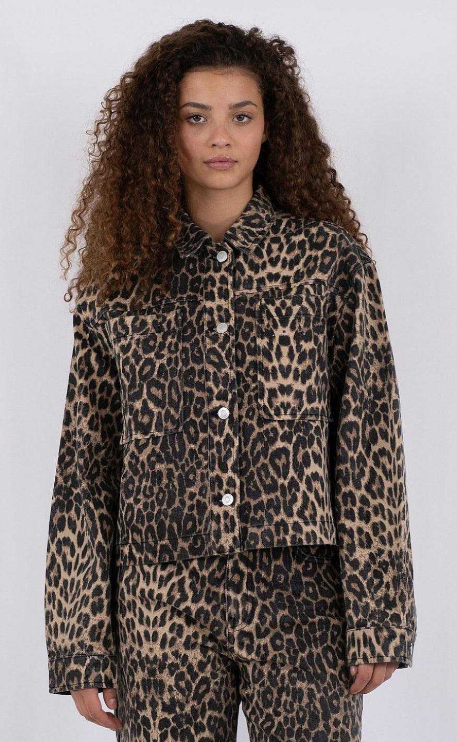 NEO NOIR Neo Noir Jacket - Emilia - Leopard | Jackets & Coats