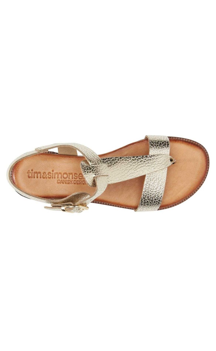 TIM u0026 SIMONSEN Tim & Simonsen Sandals - Athena Metal - Platino Gold | Shoes, Boots & Sandals