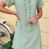 INA Copenhagen Ina Copenhagen Dress - Flora - Dusty Green | Dresses