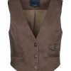 One Two Luxzuz One Two Luxzuz Vest - Birla - Major Brown | Vests