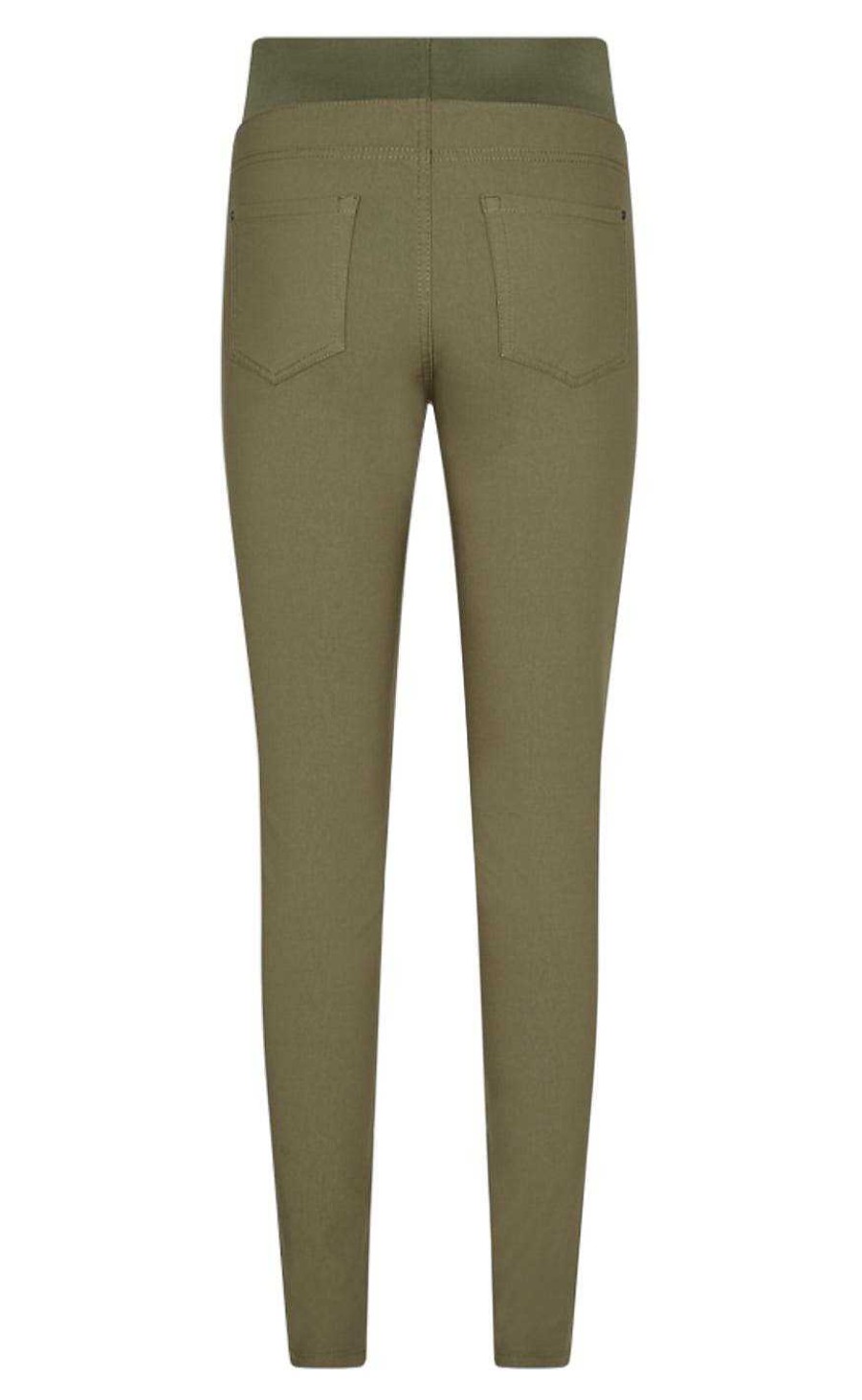 FreeQuent Freequent Pants - Shantal Power - Deep Lichen Green | Trousers & Jeans