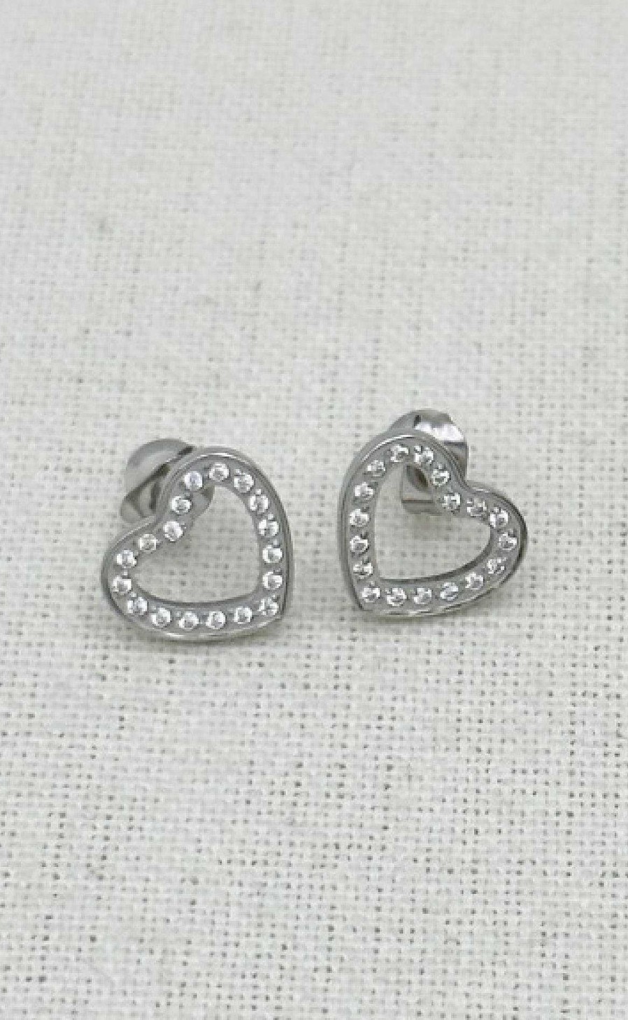 Smykkeli Copenhagen Mykkeli Copenhagen Earrings - Budapest Heart - Silver | Jewelry