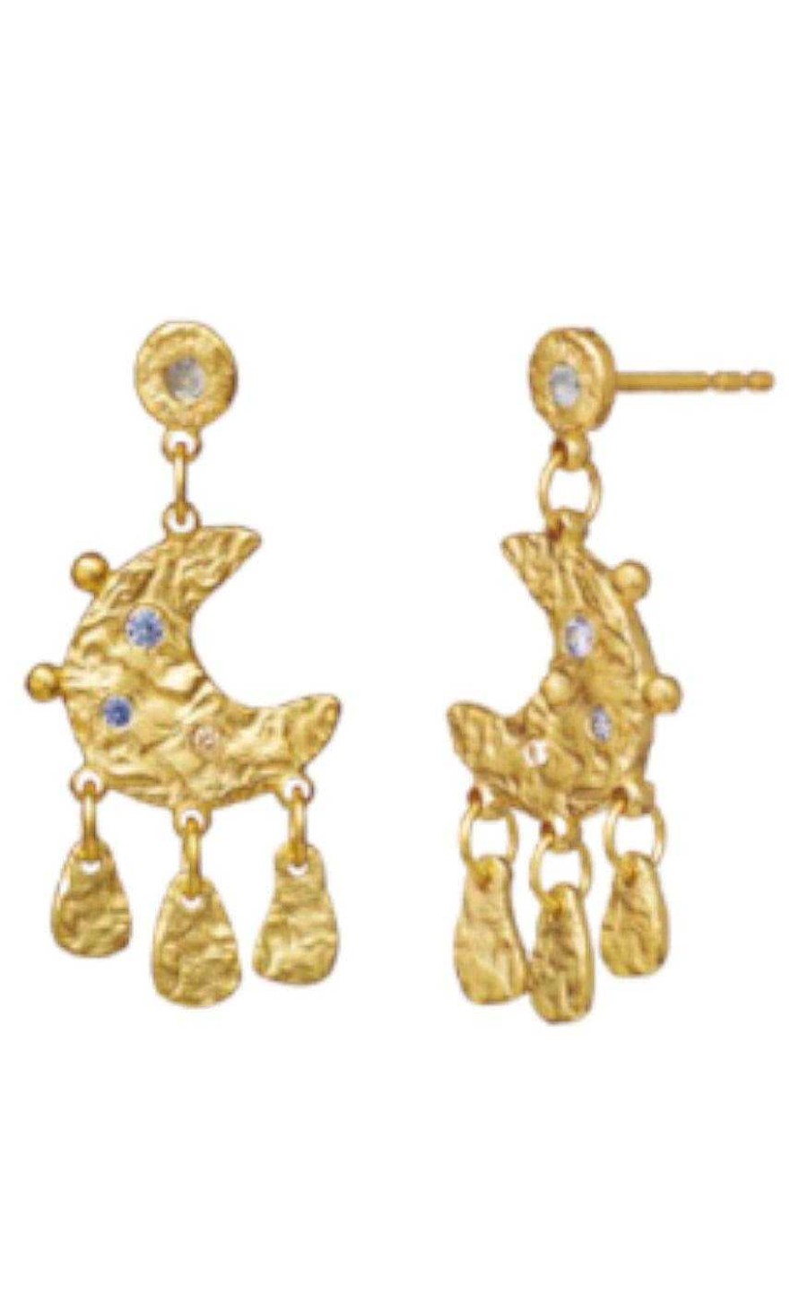 Maanesten Moonstone Earrings - Julietta - Gold | Jewelry