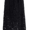 Black Colour Black Color Skirt - Nelly Flower - Black | Skirts