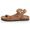 Copenhagen Shoes Copenhagen Shoes Sandals - Beach Suede - Dark Beige | Shoes, Boots & Sandals