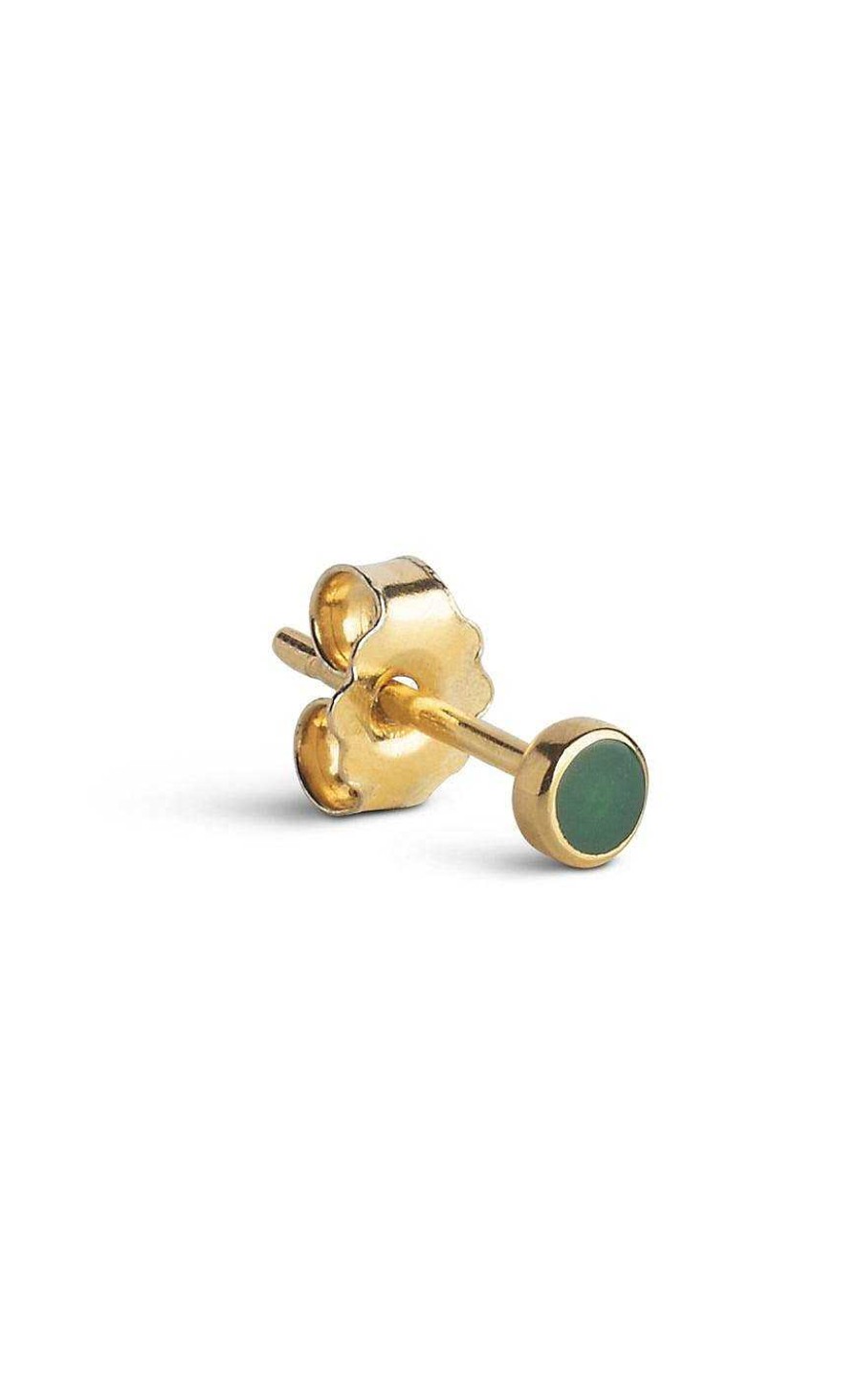 ENAMEL Copenhagen Enamel Copenhagen Oring - Dot - Petrol Green | Jewelry