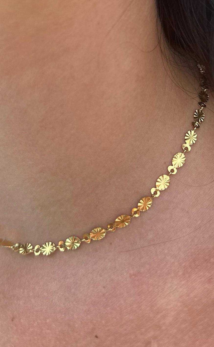 Smykkeli Copenhagen Jewelry Copenhagen Necklace - Varna Sun - Gold | Jewelry