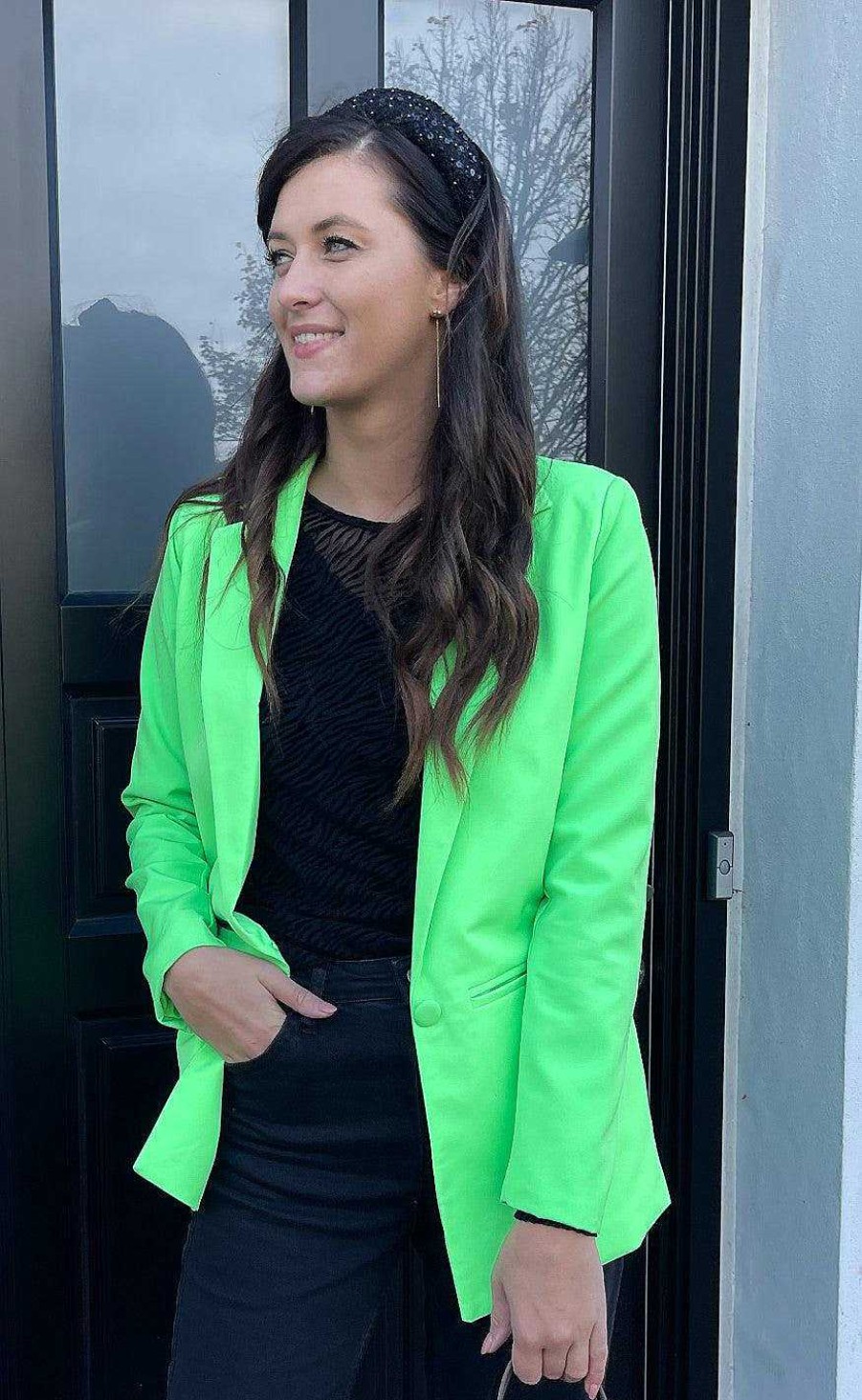 INA Copenhagen Ina Copenhagen Blazer - Mai - Neon Green | Blazers & Down Jackets