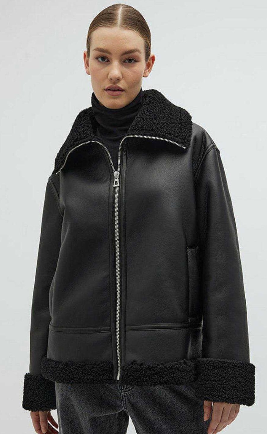 GLOBAL FUNK Global Funk Jacket - Burbane-G - Black | Jackets & Coats