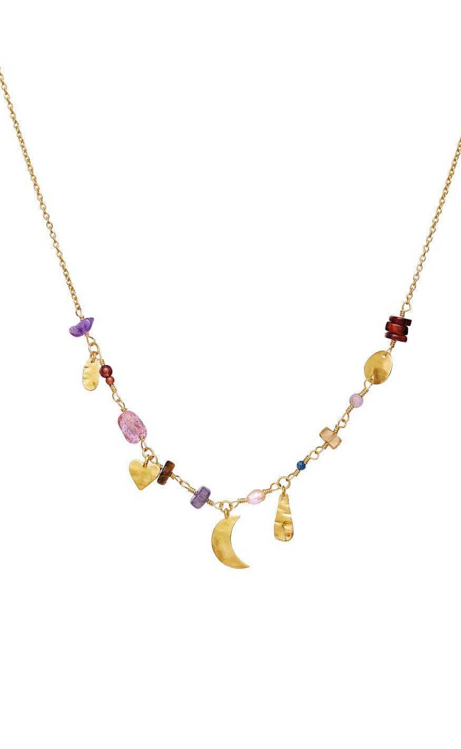 Maanesten Moon Necklace - Olympia - Gold | Jewelry