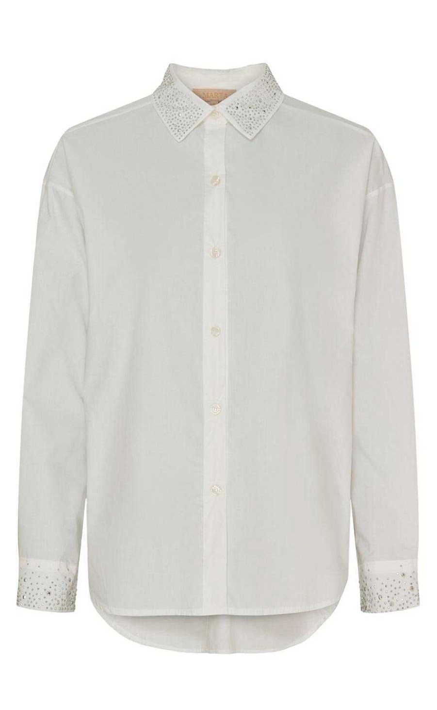 Marta Du Chateau Marta Du Chateau Shirt - 85150-1 Tammi - White | Shirts