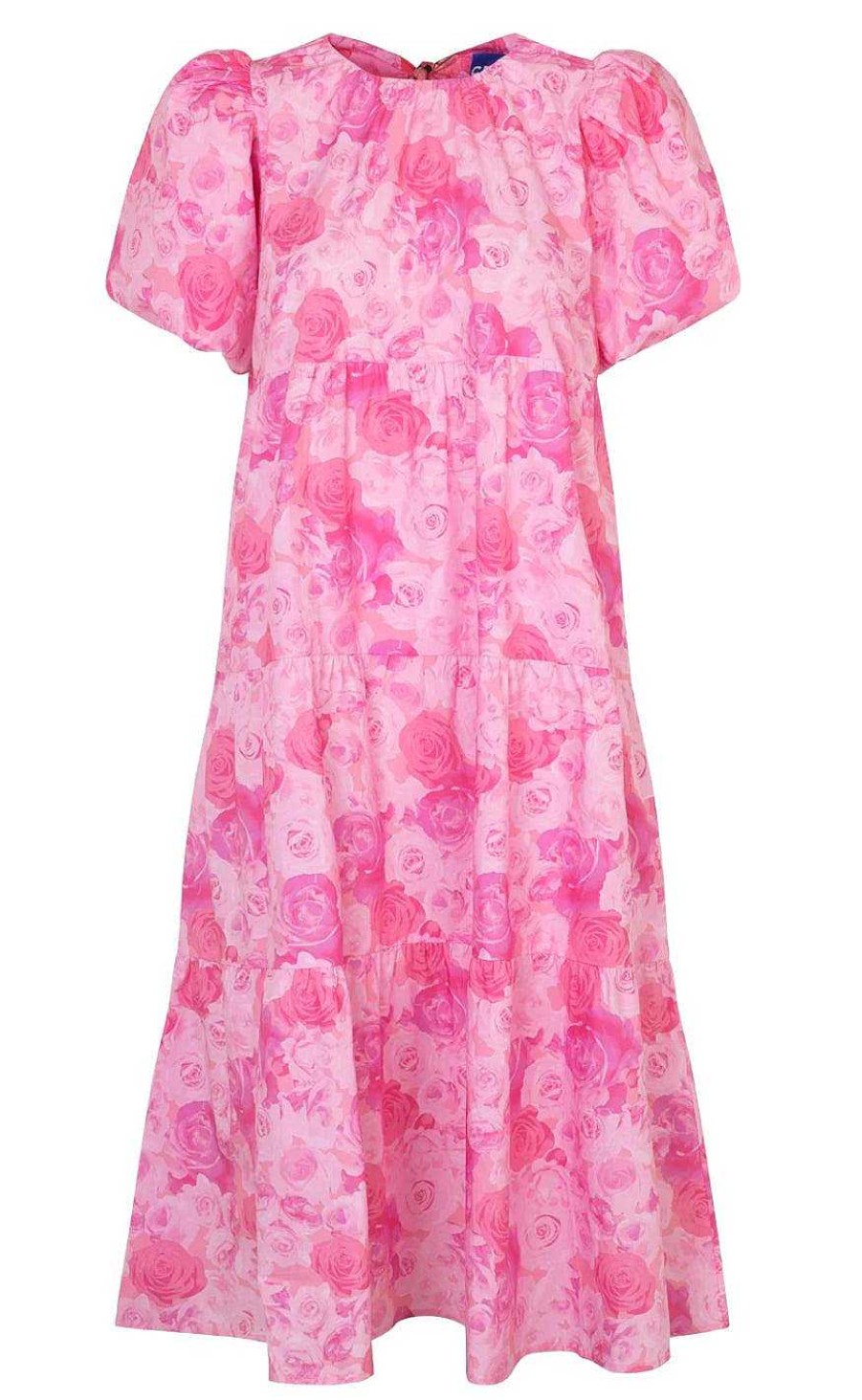 Cras Cras Dress - Lydia - Pink Rosegarden | Dresses