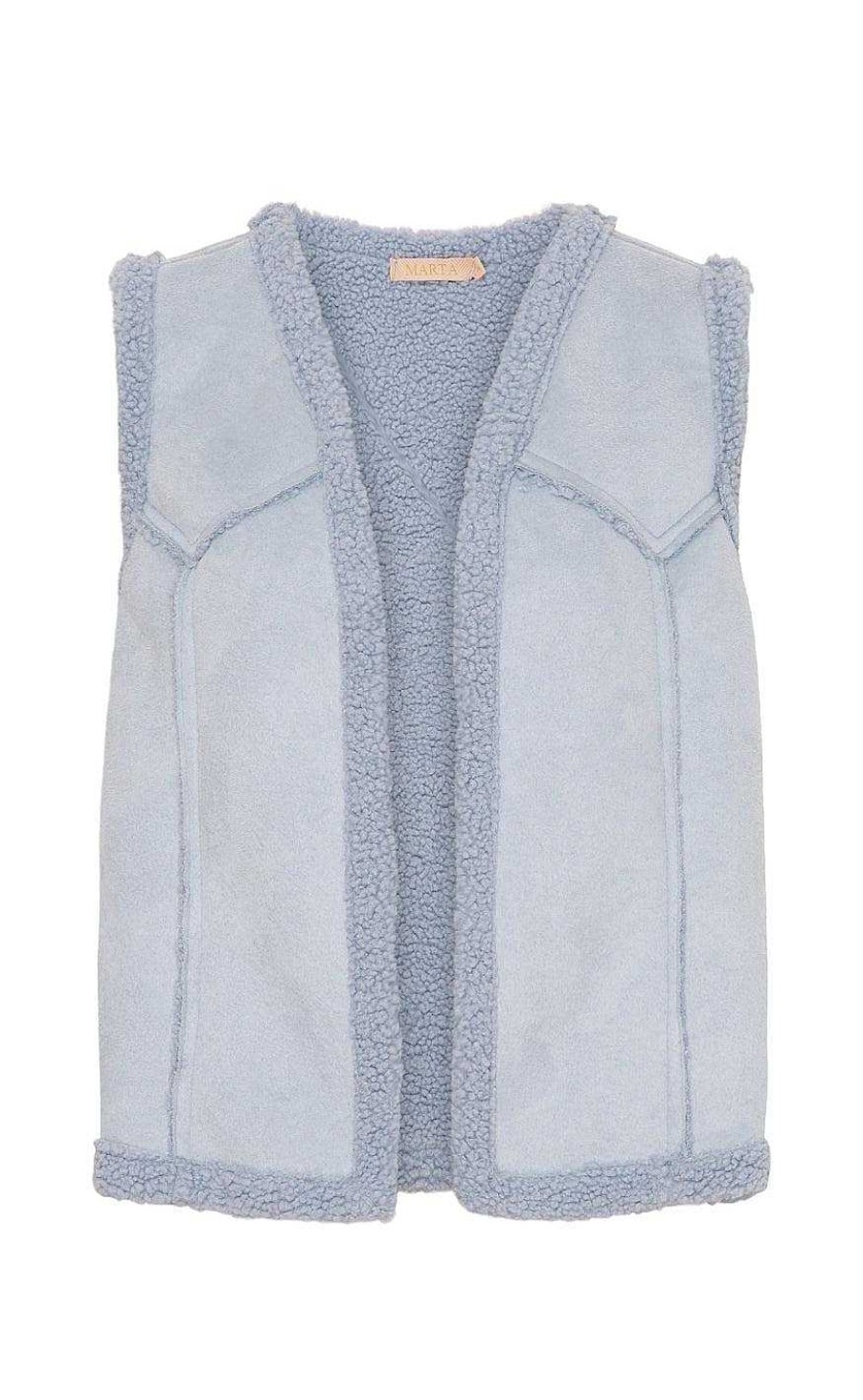 Marta Du Chateau Marta Du Chateau Vest - 85552 Johanne - Grey | Vests