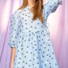 NOELLA Noella Dress - Tulip Aida - Light Blue Flower | Dresses