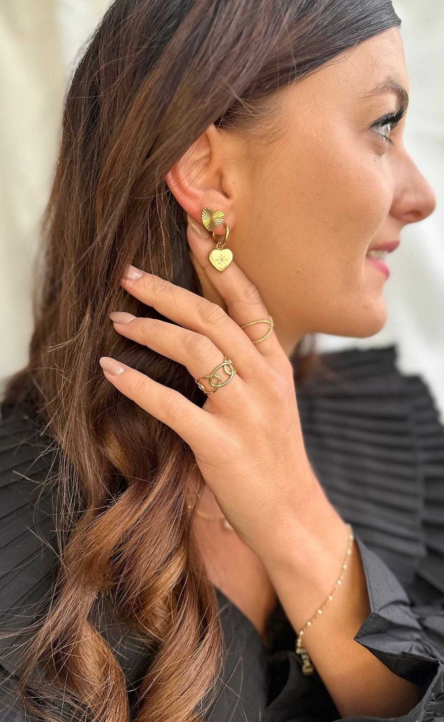 Smykkeli Copenhagen Sykkeli Copenhagen Earrings - Athens - Gold | Jewelry