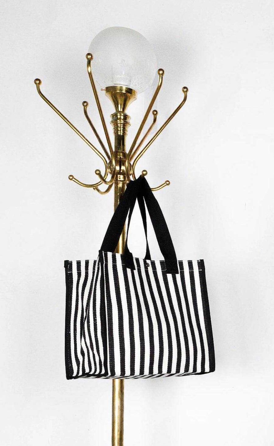 Black Colour Black Color Bag - Piper - Black Stripe | Bags