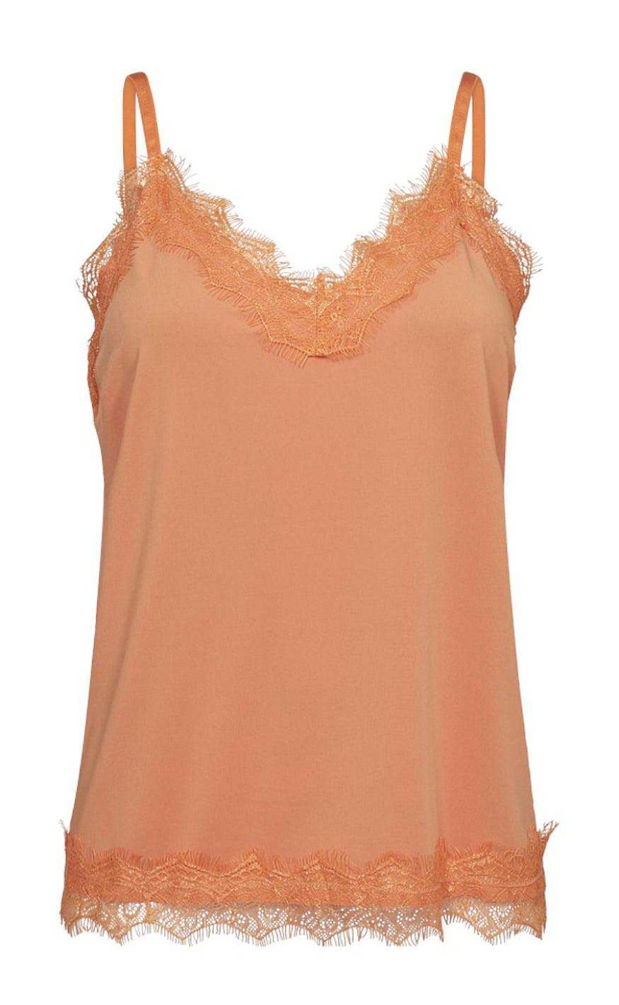 FreeQuent Freequent Top - Bicco - Tangerine | T-Shirts & Tops