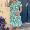 INA Copenhagen Ina Copenhagen Dress - Flora - Green Paisley | Dresses