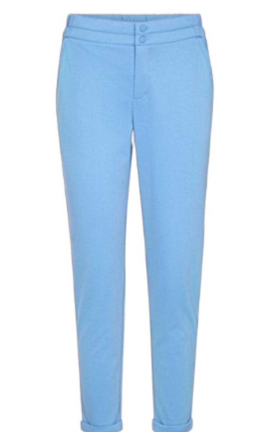 FreeQuent Freequent Pants - Nanni Ankle - Della Robbia Blue | Trousers & Jeans