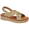 TIM u0026 SIMONSEN Tim & Simonsen Sandals - Sussie - Glitter Oro | Shoes, Boots & Sandals