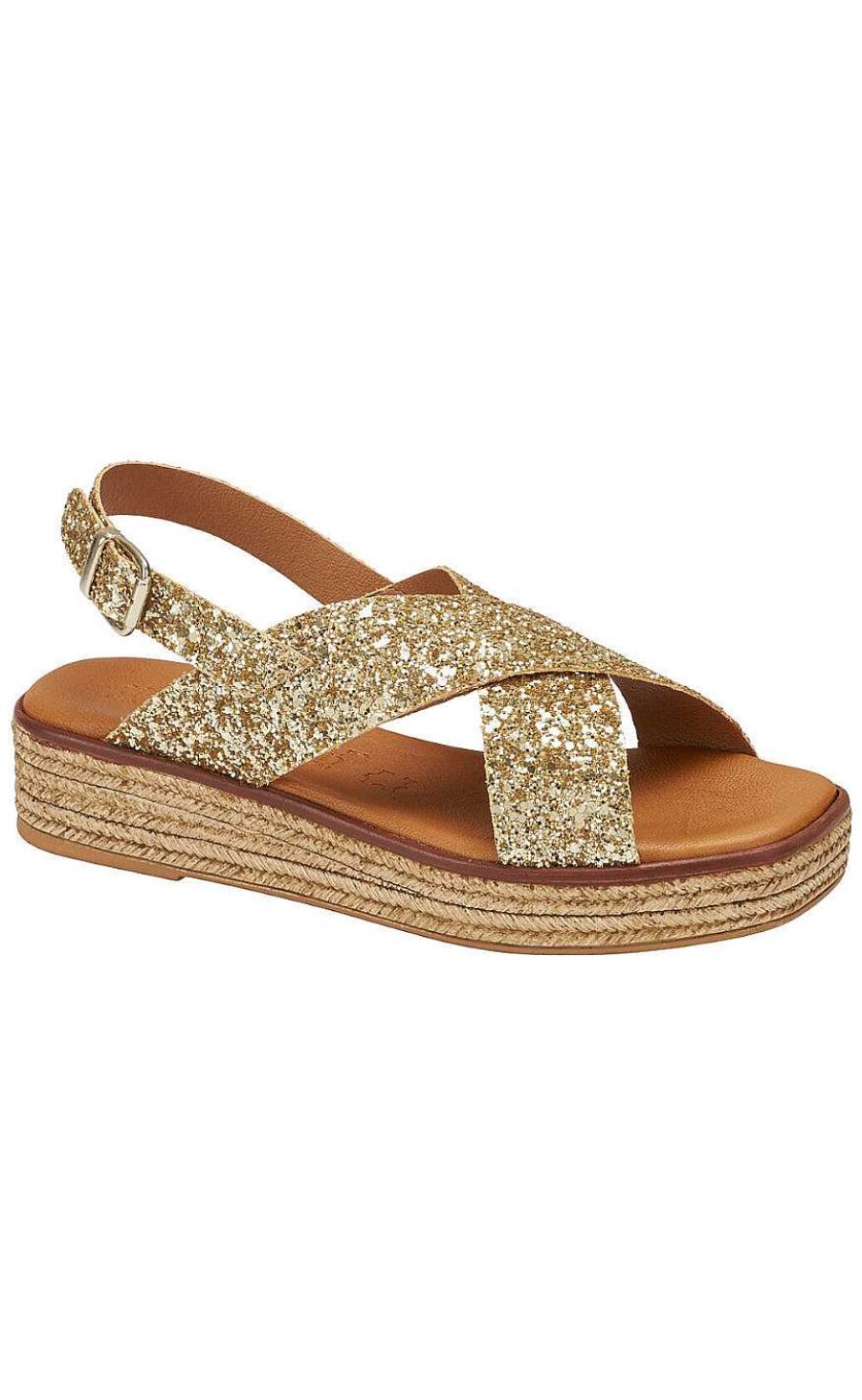 TIM u0026 SIMONSEN Tim & Simonsen Sandals - Sussie - Glitter Oro | Shoes, Boots & Sandals