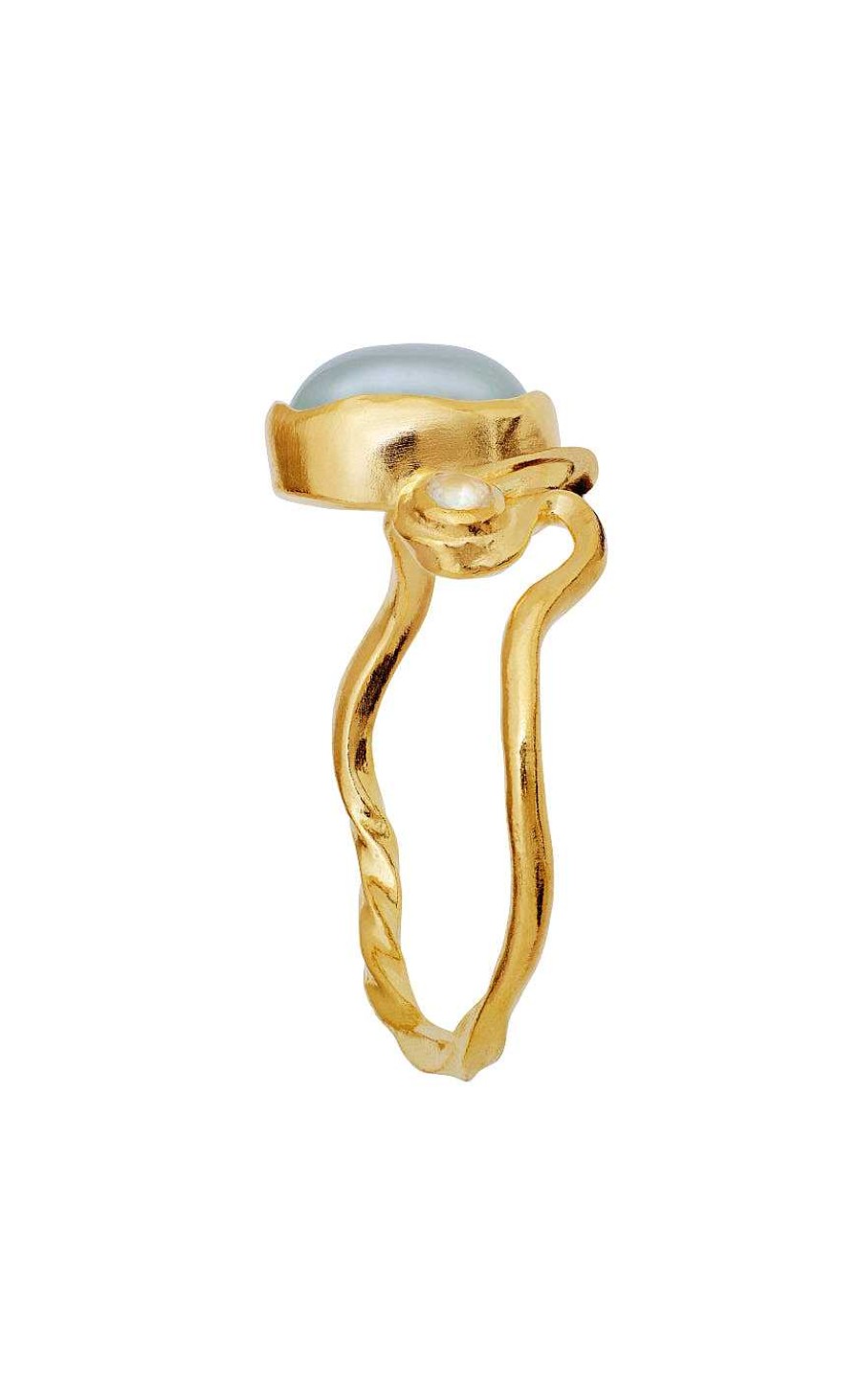 Maanesten Moonstone Ring - Lorelei - Gold | Jewelry