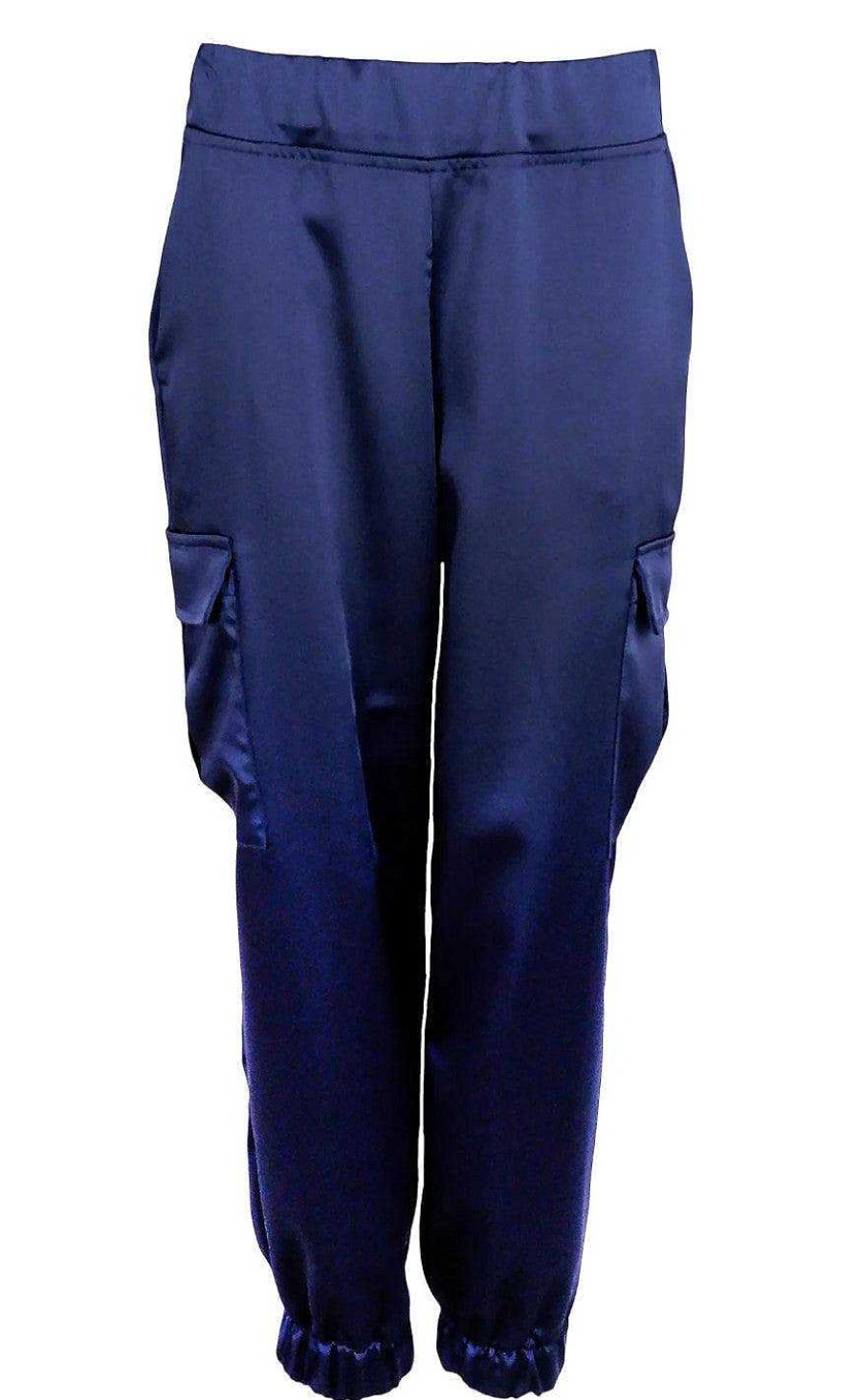 Black Colour Black Color Pants - Kaja - Navy | Trousers & Jeans