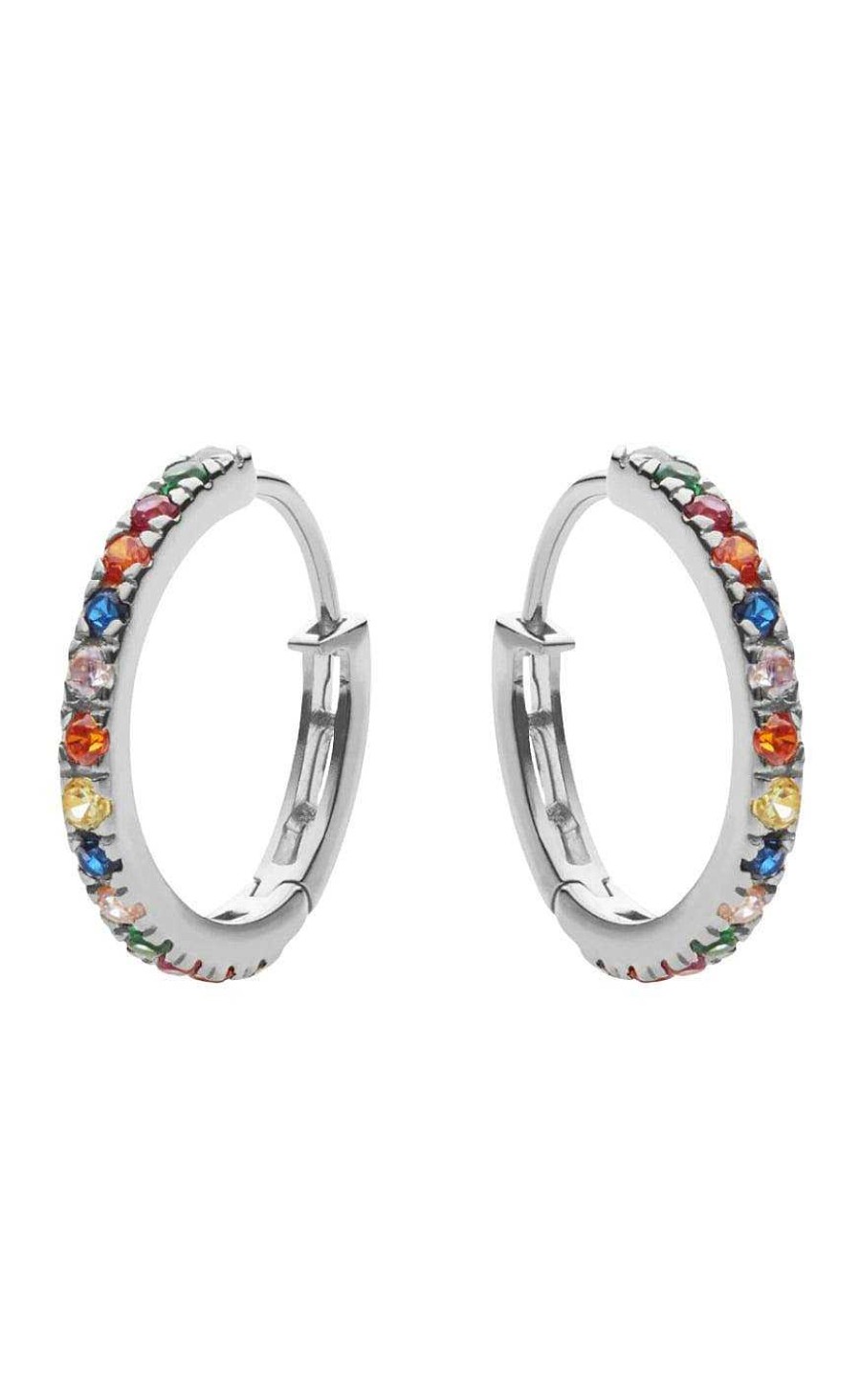 Maanesten Moonstone Earrings - Nubia Big - Silver | Jewelry