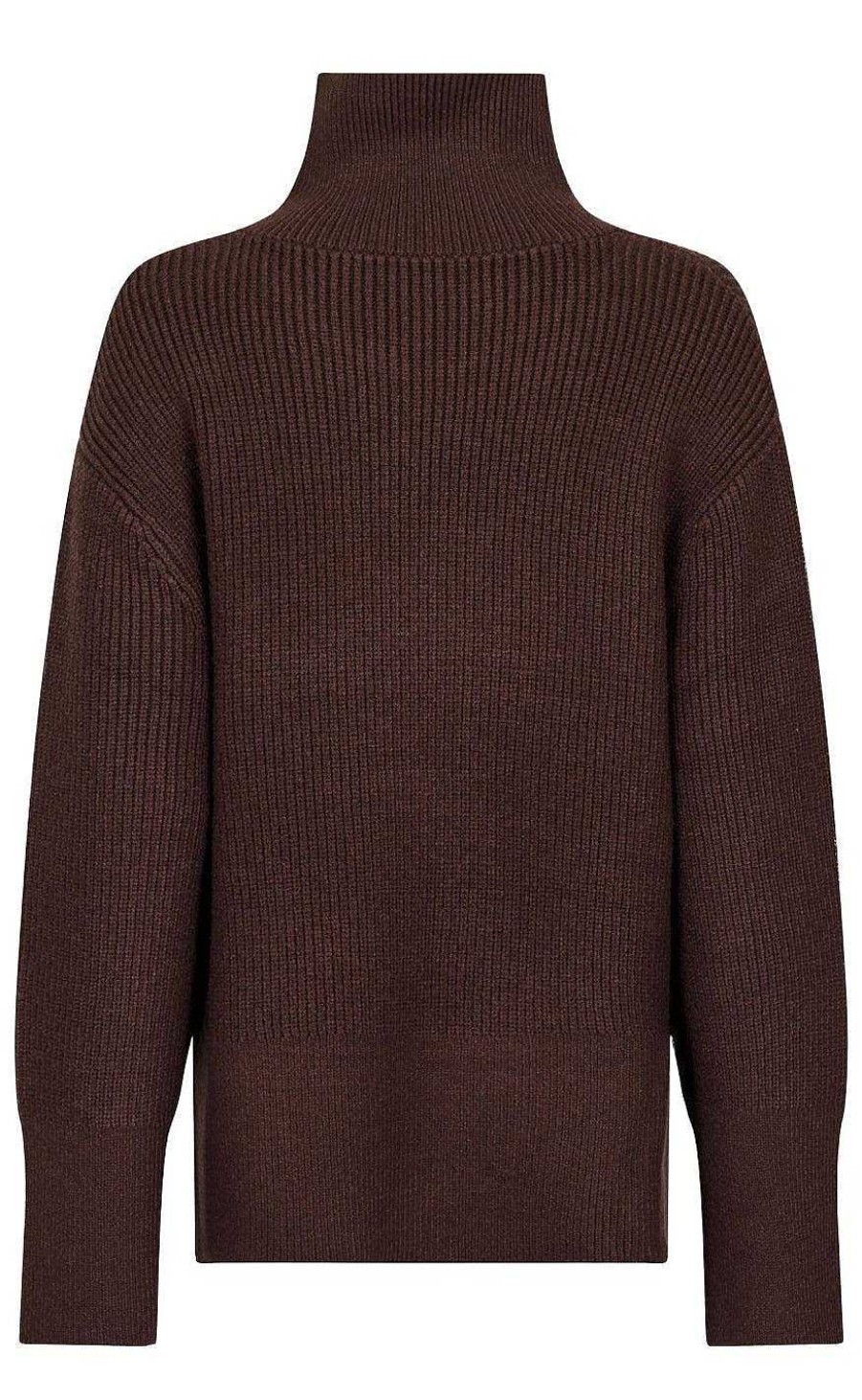 NEO NOIR Neo Noir Knit - Fanning - Chocolate Brown | Knitwear & Sweat