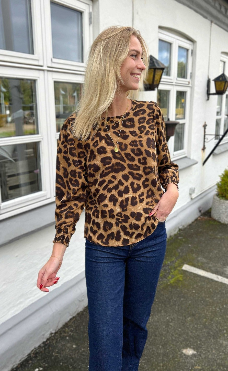 INA Copenhagen Ina Copenhagen Blouse - Chili - Leopard | Blouses