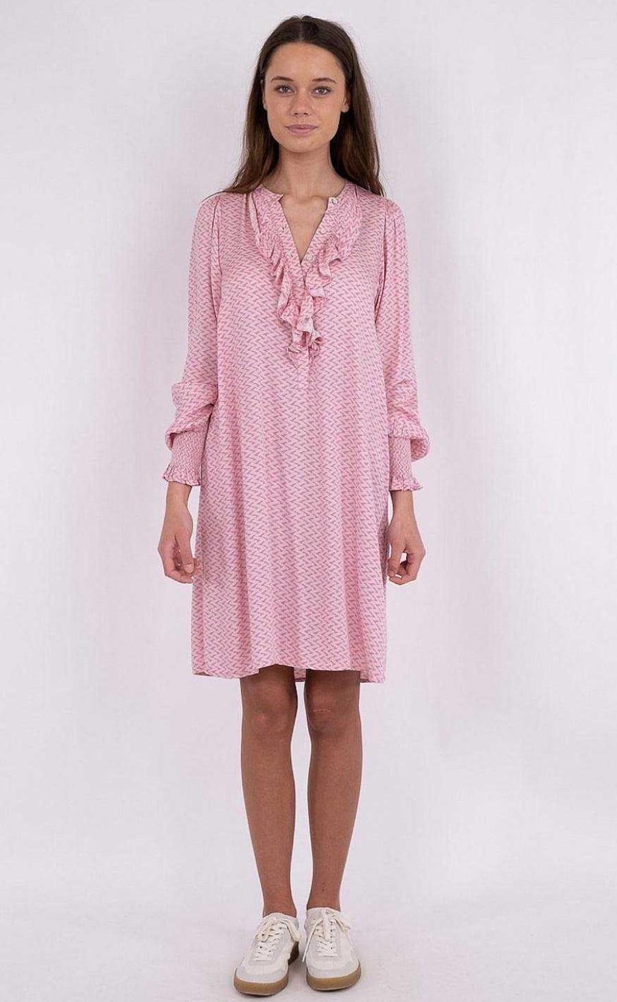 NEO NOIR Neo Noir Dress - Potts Line Switch - Pink | Dresses