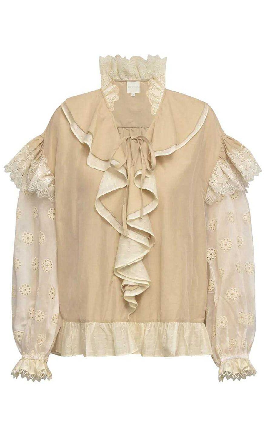 Gossia Gossia Blouse - Ninne - Cream Mix | Blouses