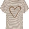 Marta Du Chateau Marta Du Chateau T-Shirt - 3077 Macey - Fango | T-Shirts & Tops