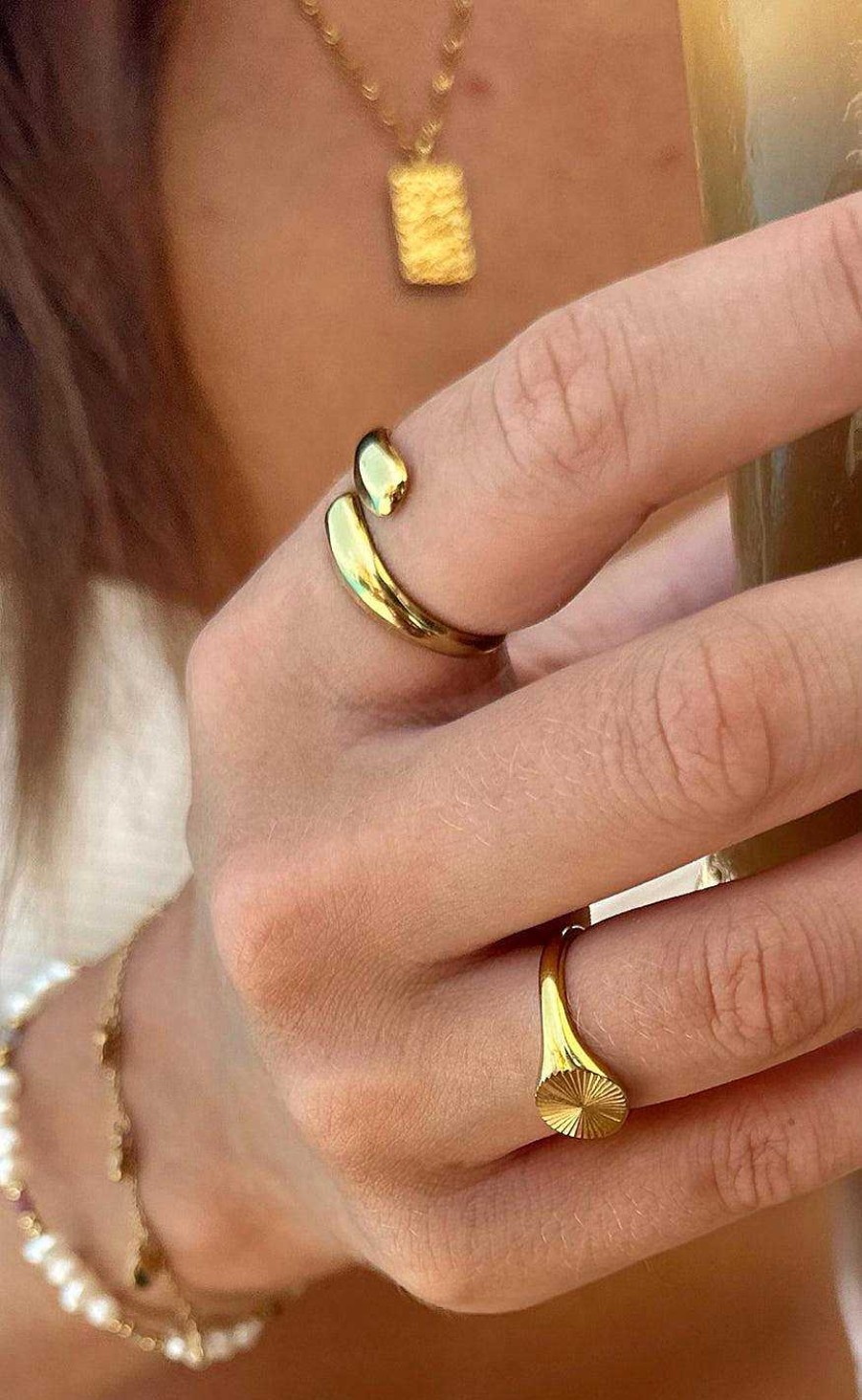 Smykkeli Copenhagen Jewelry Copenhagen Ring - Brooklyn - Gold | Jewelry