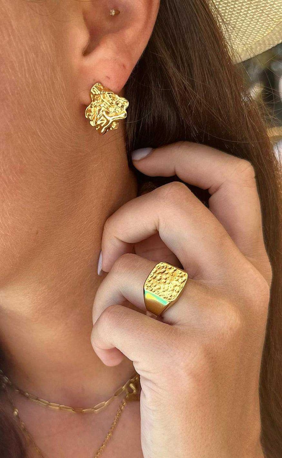 Smykkeli Copenhagen Mykkeli Copenhagen Earrings - Saint Tropez - Gold | Jewelry