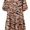 Cras Cras Dress - Leia - Zebra Almond | Dresses