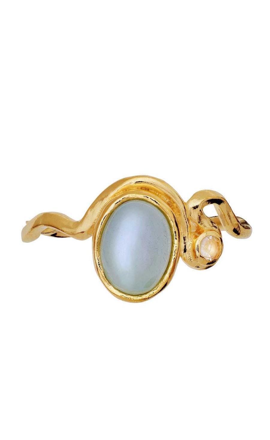 Maanesten Moonstone Ring - Lorelei - Gold | Jewelry